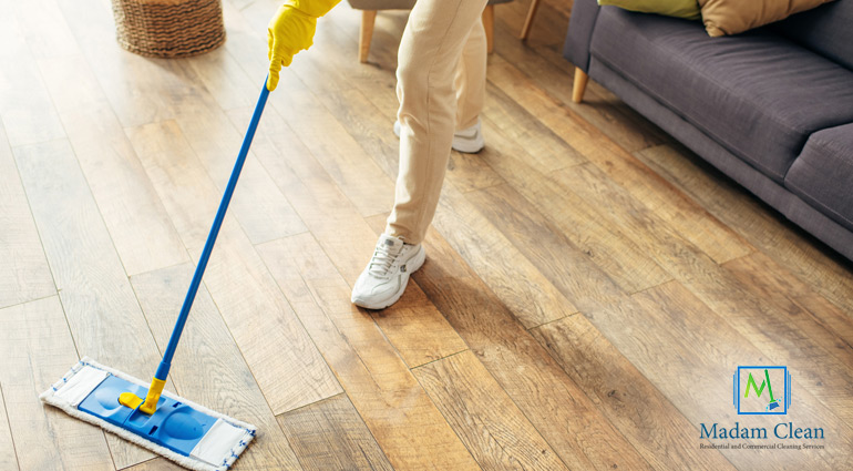 Cleaning Hardwood Floors Tips Banner